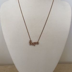 Rose Gold Vermeil Hope Necklace